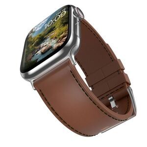 MobyFox -  Classic Leather Band Genuine Universal Fit Brown